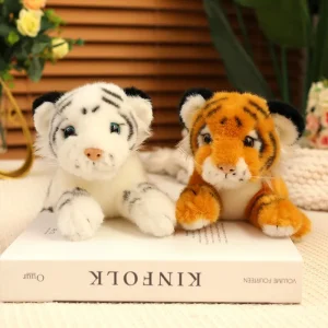 test_White Tiger Plush Stuffed Animal Toy Made Of Soft Plush Material With PP Cotton Filling