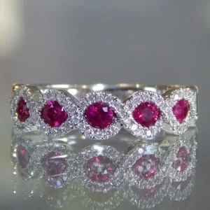 test_Fashion Waves Copper Inlaid Zircon Artificial Gemstones