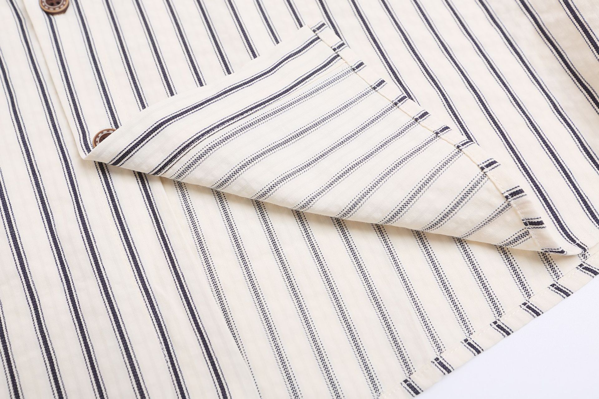 test_Jiayiku Men’s  Summer Shirt New American Style Antique Fashion Brand Striped Baseball Shirt Short Sleeve For Men And Women
