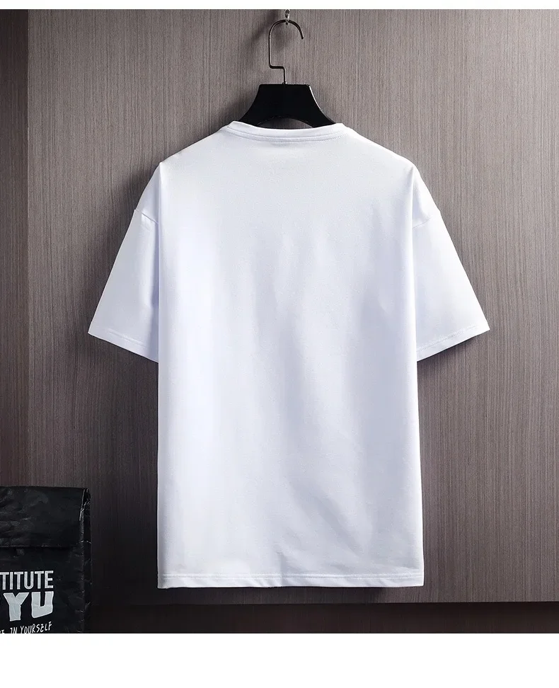 test_New Quick-Drying Ice Silk Gradient Suit Men’s Short-Sleeved T-shirt Summer Casual Shorts Sports Two-Piece Set Handsome Menswear