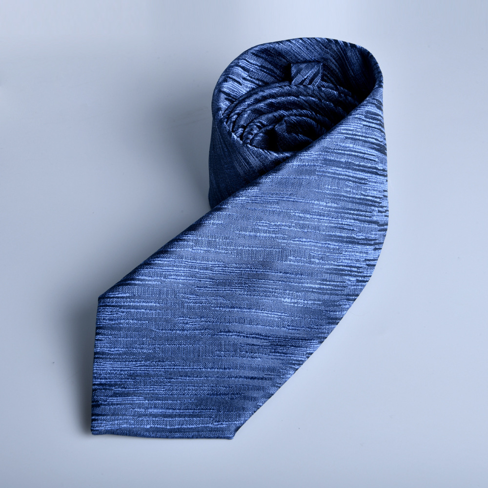 test_Men’s Business Solid Color Tie In Navy Blue, Made Of Polyester, Suitable For  Spring And Summer