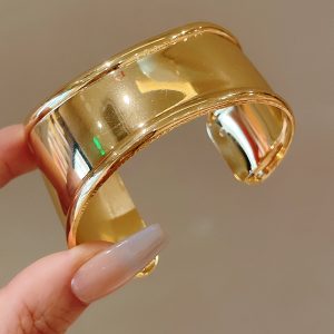 test_Exaggerated Novelty Irregular Alloy Wholesale Wide Bracelet Bangle