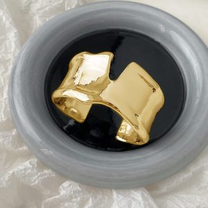 test_Exaggerated Novelty Irregular Alloy Wholesale Wide Bracelet Bangle