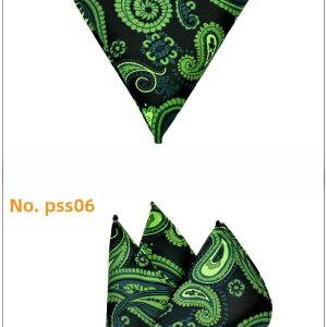 test_Men’s Business Cashew Nuts Polyester Pocket Square Featuring Jacquard Craftsmanship, One Size For Summer
