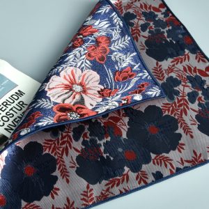 test_Men’s Business Flowers Polyester Pocket Square In Jacquard Craft For Spring Season