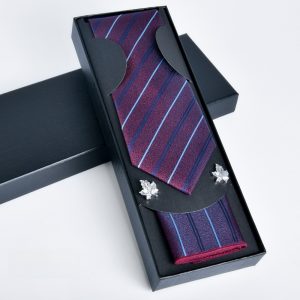 test_Men’s Business Polyester Tie With Flowers Pattern, Perfect For Spring And Father’s Day