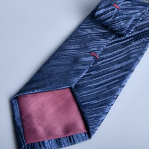 test_Men’s Business Solid Color Tie In Navy Blue, Made Of Polyester, Suitable For  Spring And Summer