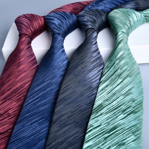 test_Men’s Business Solid Color Tie In Navy Blue, Made Of Polyester, Suitable For  Spring And Summer