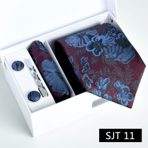 test_Men’s Business Stripe Polyester Tie, Classic Style For Formal And Office Wear