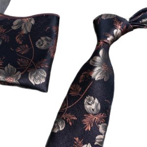 test_Men’s Business Stripe Polyester Tie In Autumn Style For Formal Occasions