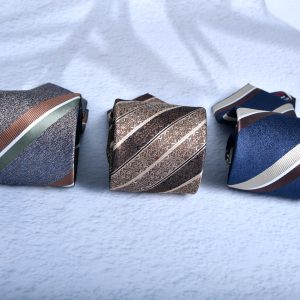 test_Men’s Business Stripe Polyester Tie In Autumn Style For Formal Occasions