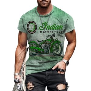 test_Men’s Letter Casual Simple Style Round Neck Short Sleeve Loose Men’s T-shirt