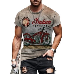 test_Men’s Letter Casual Simple Style Round Neck Short Sleeve Loose Men’s T-shirt