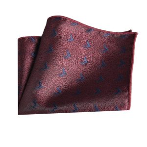 test_Men’s Multicolor Stripe Polyester Pocket Square In Casual Style With Jacquard Craft For Autumn