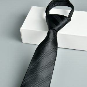 test_Men’s Polyester Stripe Tie For Autumn And Winter