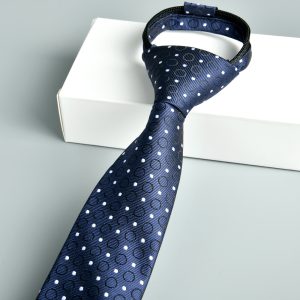 test_Men’s Polyester Stripe Tie For Autumn And Winter