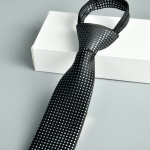 test_Men’s Polyester Stripe Tie For Autumn And Winter