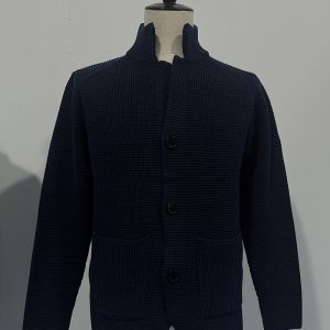 test_Men’s Solid Color Simple Style Standing Collar Long Sleeve Slim Men’s Tops