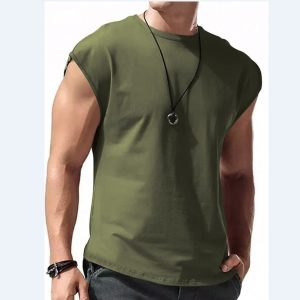 test_Men’s Solid Color T-shirt Men’s Clothing