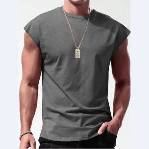 test_Men’s Solid Color T-shirt Men’s Clothing