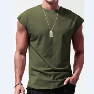 test_Men’s Solid Color T-shirt Men’s Clothing