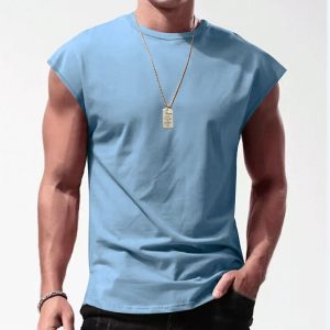 test_Men’s Solid Color T-shirt Men’s Clothing