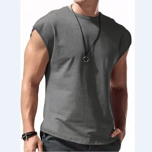 test_Men’s Solid Color T-shirt Men’s Clothing