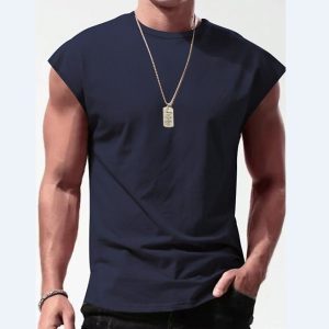 test_Men’s Solid Color T-shirt Men’s Clothing