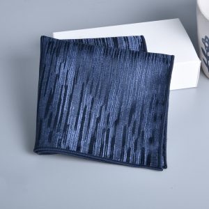 test_Men’s Wine Red Solid Color Polyester Pocket Square For Wedding, Business Style With Jacquard Craft