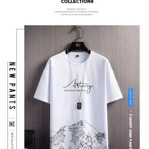 test_New Quick-Drying Ice Silk Gradient Suit Men’s Short-Sleeved T-shirt Summer Casual Shorts Sports Two-Piece Set Handsome Menswear